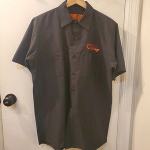 Red Kap Cigar Button Down